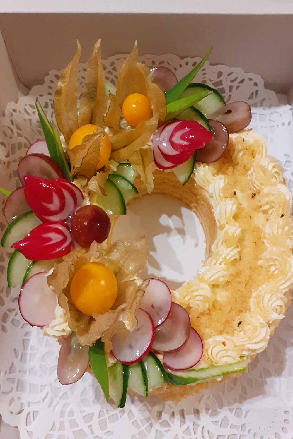 Kruhový s ovocem a zeleninou