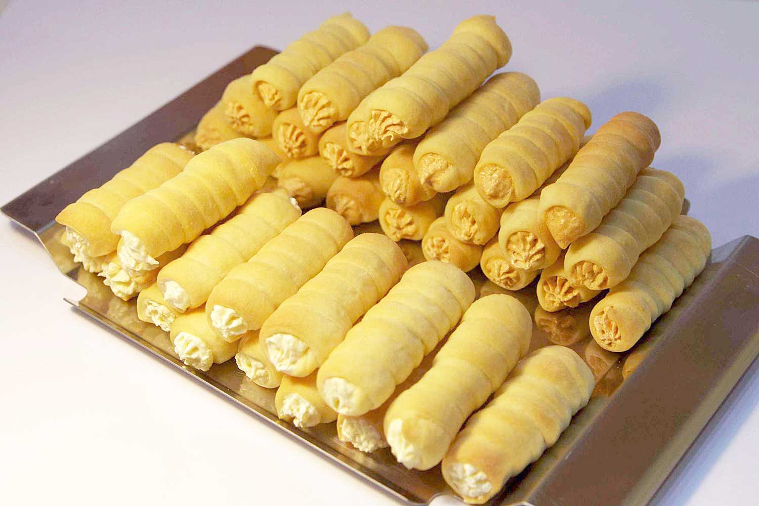 Kynuté trubičky, jemné i pikantní