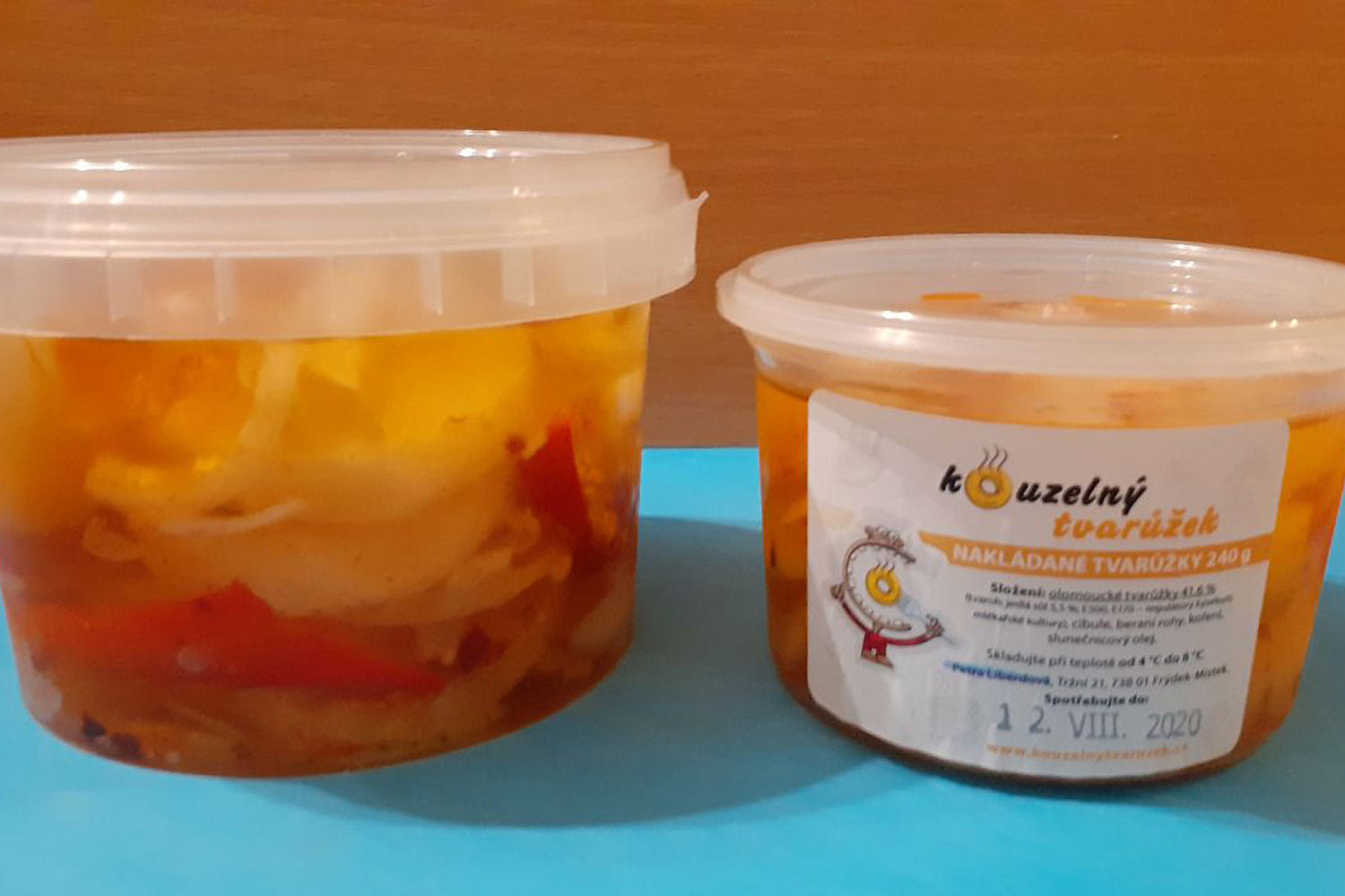 Nakládané tvarůžky (plast)