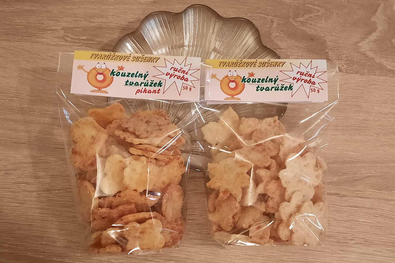 Tvarůžkové sušenky, jemné i pikantní